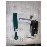 FLASHLIGHTS, BACK SCRATCHER, PLUG BAR, ETC.