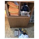 NEW CHAMOIS AND MANY PAIRS OF WORK GLOVES