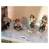 EMMETT KELLY FIGURINES, APPROX 4" TALL