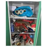 PAINTING SUPPLIES, ROLLER, BRUSHES, ETC.