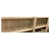 LARGE GLASS CANNING JARS INCLUDING GAYNER, BALL,