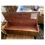 LANE CEDAR CHEST, LOCK BROKEN, OPENED BY REMOVING