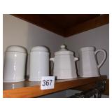 PFALTZGRAFF HERITAGE SUGAR AND CREAMER, SALT AND