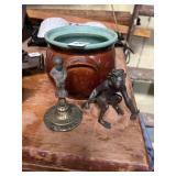 PAIR OF WOOD DESK CHAIRS