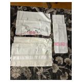 EMBROIDERED LACE TRIMMED PILLOWCASES