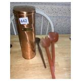 COPPER PASTA CONTAINER AND FLEETWOOD SALAD