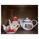 SUSAN WINGETT TEA POT, DAYSPRING TEA POT AND POT