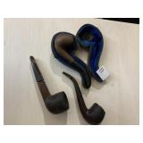 THREE PIPES ONE W/ CASE