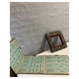 PICTURE FRAME ORNATE, EXERCISE VICTOR RECORDS W/