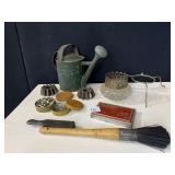 SM. WATER CAN, GEARS, BRUSH, GLOBE, TRIUMPH