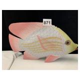 WOOD PAINTED FISH