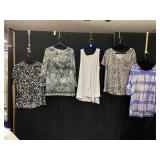 5 PLUS SIZE TOPS INCLUDING CALVIN KLEIN AND