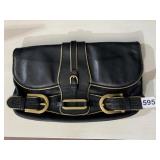 JIMMY CHOO SUPER SUPPLE LEATHER CLUTCH PURSE WITH