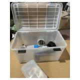 LARGE TOTE W/ LOCKING FRONT