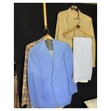 SOUTHWICK LARRIMORE PLAID JACKET, 41 R AND 34