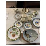 STANGLE POTTERY INCLUDING CONDIMENT DISH, COVERED