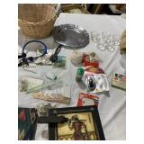 COMMAND HOOK, PEWTER PLATE, ICE PICK, CANDLE