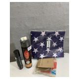 NEW AM. FLAG, VICTOR GAS NEW CAN AND BUTANE,