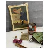 LIQUOR STREGA ON BOARD, MECH. PENCIL, MANICURE