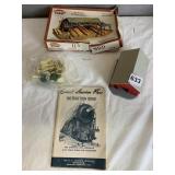 HO SCALE LUMBER SHED MODEL, BARN, RAILROAD SIGNS,