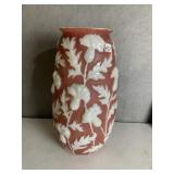 PHOENIX GLASS VASE 17.5" H, CHIP ON TOP AS SHOWN