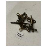 COLLECTION OF CLOCK KEYS
