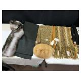 FUR HAT MADE IN CANADA AND SCARVES