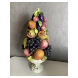 FRUIT BOWL MADE IN ITALY, CERAMIC, 17" H