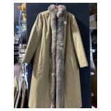 TAN COAT 15" ACROSS SHOULDERS