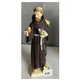 GOEBEL ST. FRANCIS FULL BEE 7" H, HAND DAMAGED