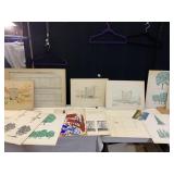 BRUCE MACDONALD ARCHITECTURAL DRAWLING AND TREES