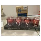 LOVE CANDLES FLAMELESS AND CAMERA BULBS