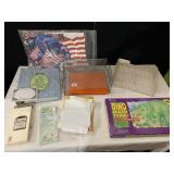DINO MATH GAME, FAMILY RECIPE BOOK, US FLAG