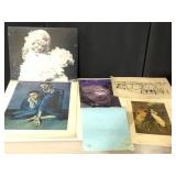 THE GLASS MENAGERIE, FARM DRAWING ON RICE PAPER,