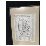 1957 VACATION MAP CANADOHTA LAKE PA