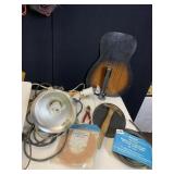 SPOT LIGHT, HAMMER, WIRE, GUITAR BACK, ETC.