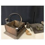 SAW AND PRESS AND CLOCK