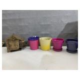 PLANTER AND COTTAGE MUSIC BOX TIN