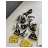 STEELER ORNAMENTS AND CUPS