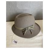 GRAY FELT HAT, GEO W BOLLMAN & CO