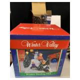 WINDMILL IN OB WINTER VALLEY SLEDDING HILL