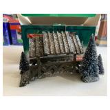 CLOCK TOWER WOODEN BRIDGE TREE LAYOUT