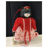 BETSY CARTER GOBEL CAT DOLL PORCELAIN 14IN