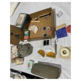 BALL POINT EMBROIDERY PAINTS PIN CUSHION VINTAGE,