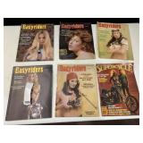 6 ISSUES OF EASY RIDER MAGAZINE, 1970S