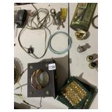 CLOCKS PARTS, VICTROLA ARM, COMB PLAYER FOR