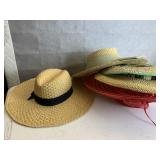 ASSORTED HATS INCL. AUGUST, STRAW, ETC.
