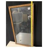 29X15 WOOD FRAMED MIRROR