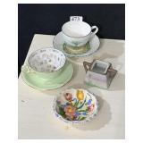 LAURA ASHLEY TEACUP, AYNSLEY TEACUP, MADE IN