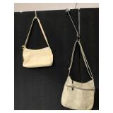 TAVELON SNAKESKIN PRINT CROSS BODY PURSE AND